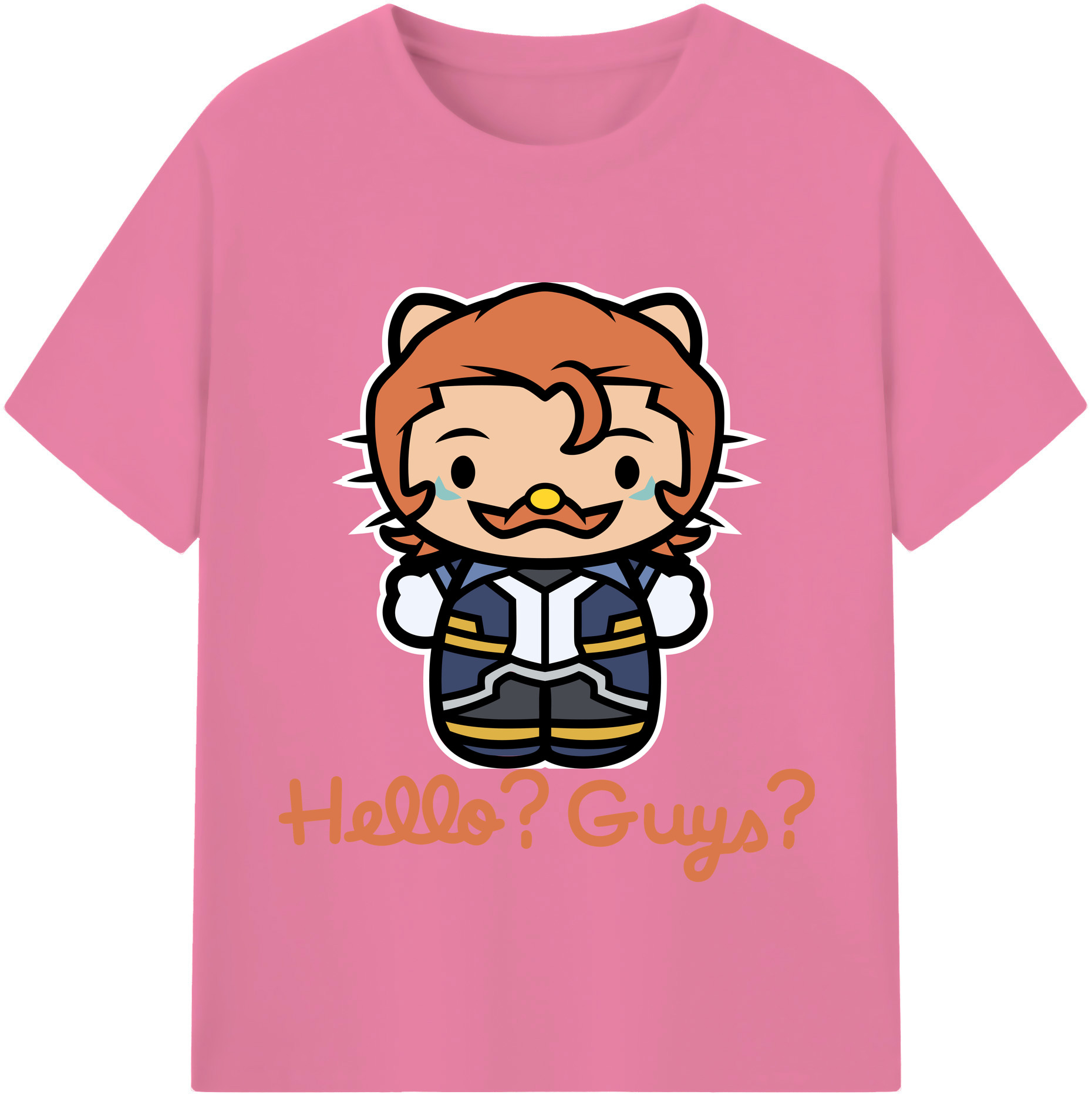 （画像用） Hello Kitty ハローキティ 綿100％半袖Tシャツ（フロントプリント）